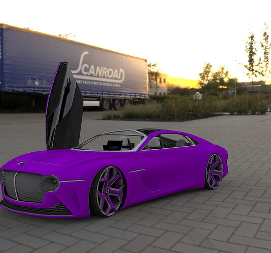 Bentley  EXP 100 GT 3D model