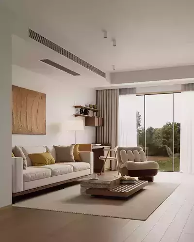 warm and cozy indoor scene