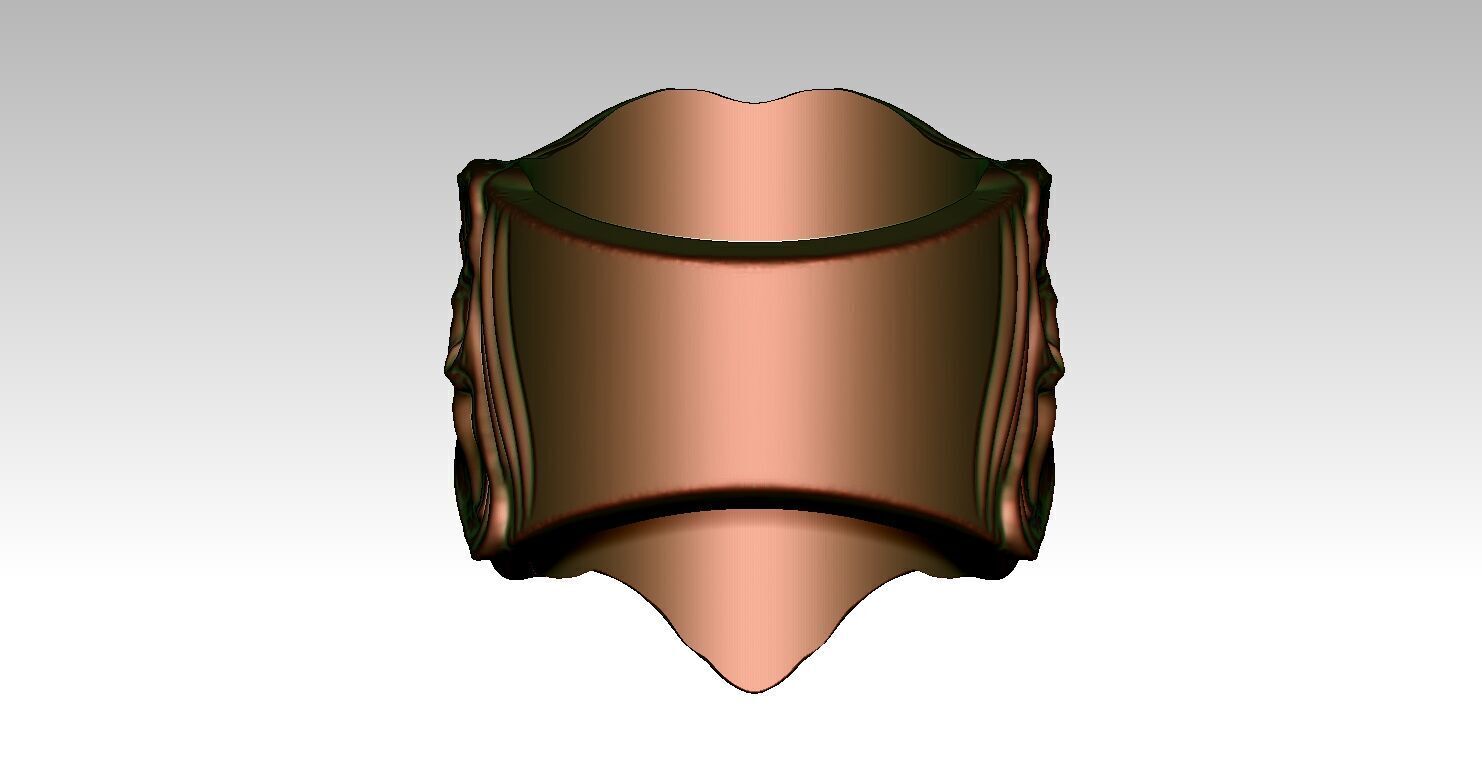 Ring Fangs 3D print model_10