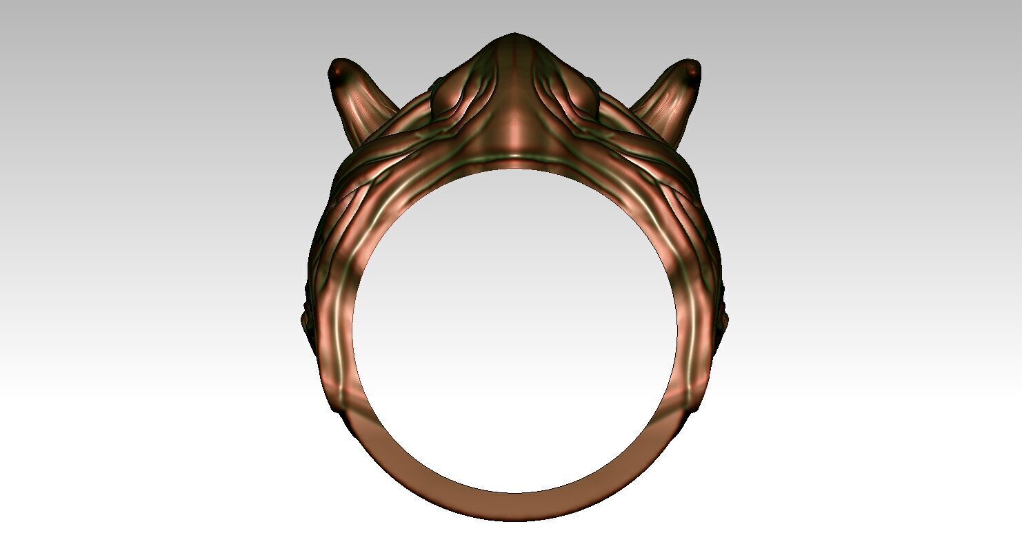 Ring Fangs 3D print model_8