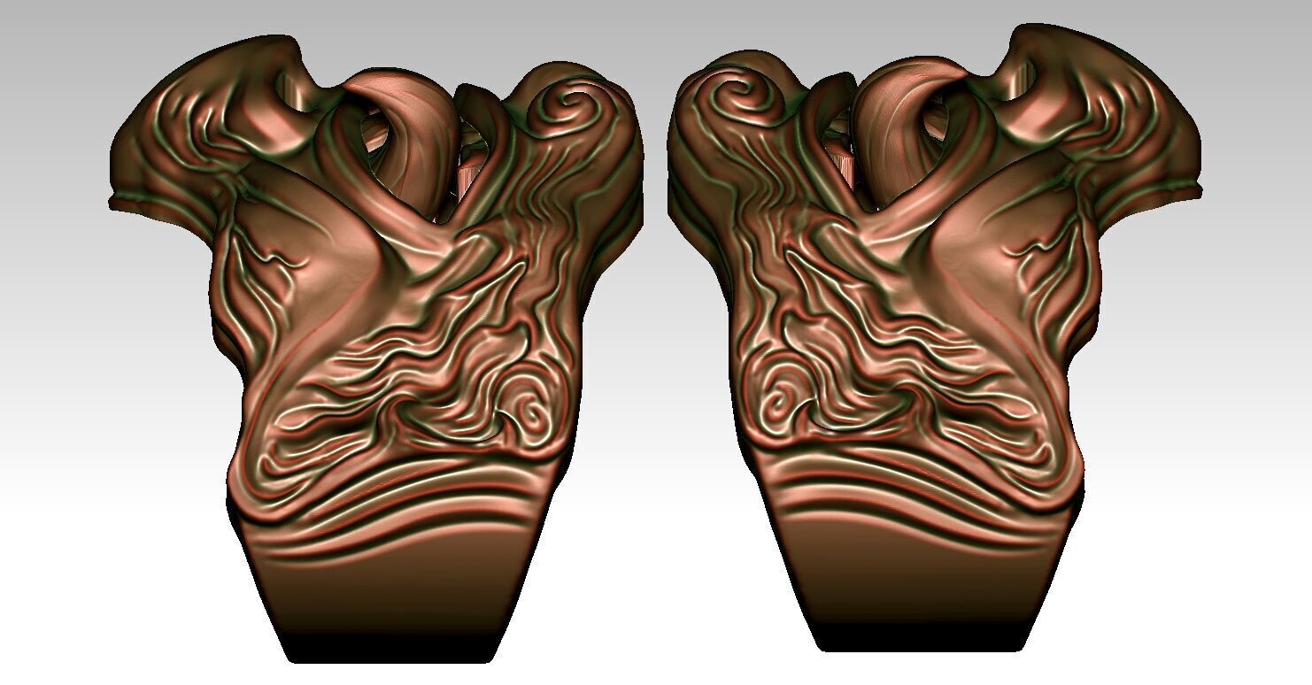 Ring Fangs 3D print model_11