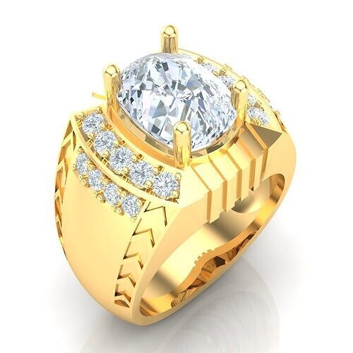 Man Ring Jewelry 1MR094 3D print model