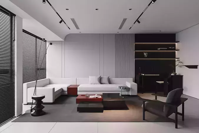 Modern style living room