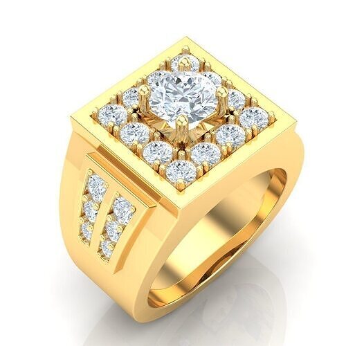 Man Ring Jewelry 1MR090 3D print model