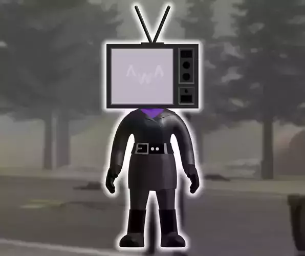 FUNKO TVWOMAN - SKIBIDI TOILET | 3D Print Model - 3D model önizlemesi