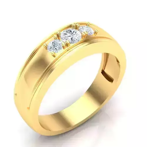 Man Ring Jewelry 1MR086 3D print model