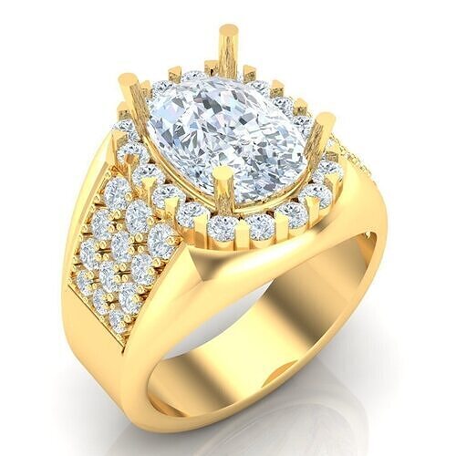 Man Ring Jewelry 1MR085 3D print model