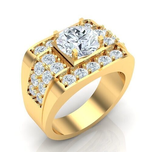 Man Ring Jewelry 1MR084 3D print model