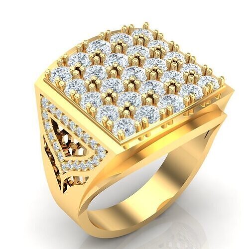Man Ring Jewelry 1MR082 3D print model