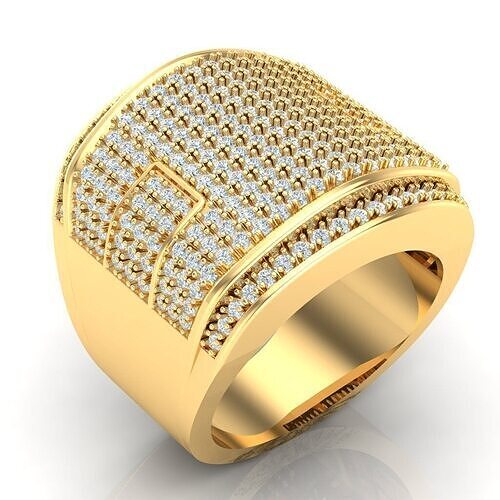 Man Ring Jewelry 1MR081 3D print model