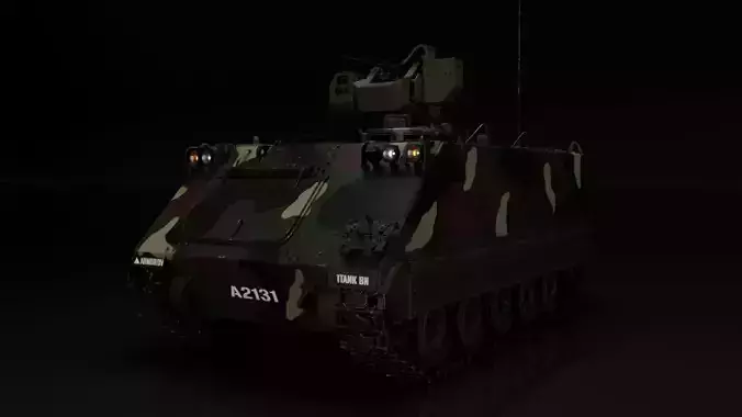 M113A2 RCWS 3D Model 3D model