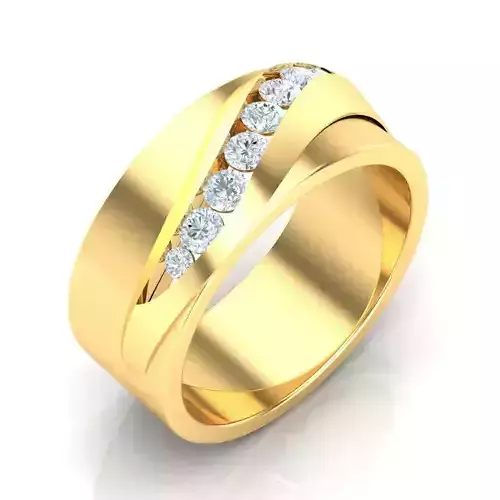 Man Ring Jewelry 1MR064 3D print model