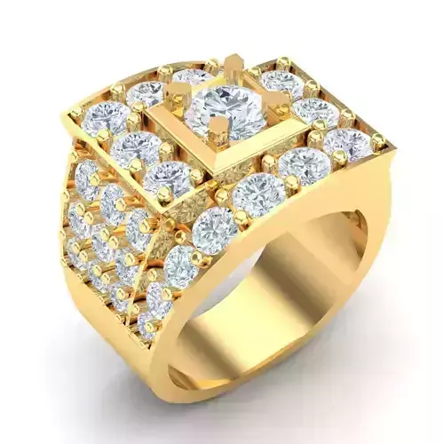 Man Ring Jewelry 1MR061 3D print model