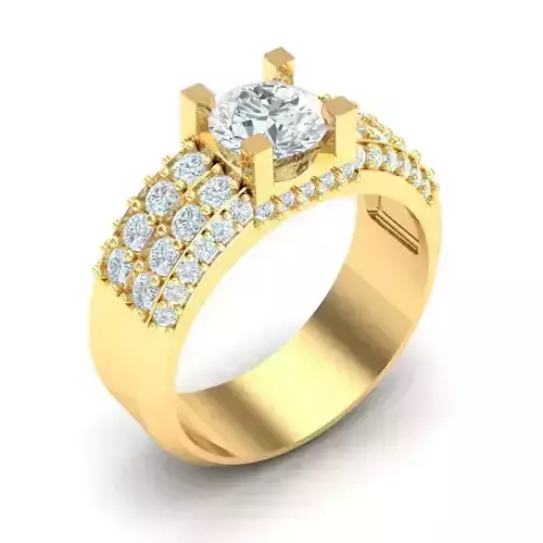 Man Ring Jewelry 1MR057 3D print model