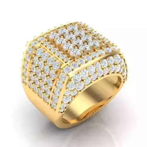 Man Ring Jewelry 1MR048 3D print model