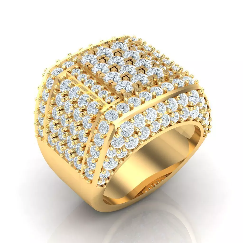 Man Ring Jewelry 1MR048 3D print model