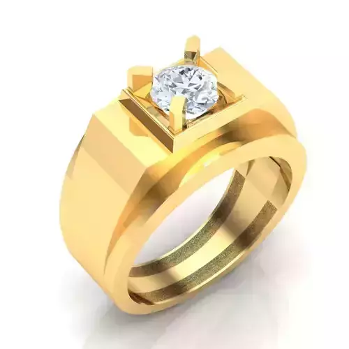Man Ring Jewelry 1MR042 3D print model