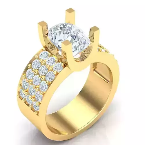 Man Ring Jewelry 1MR034 3D print model