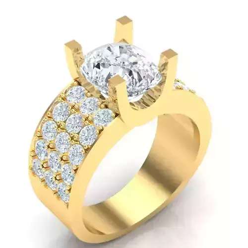 Man Ring Jewelry 1MR033 3D print model