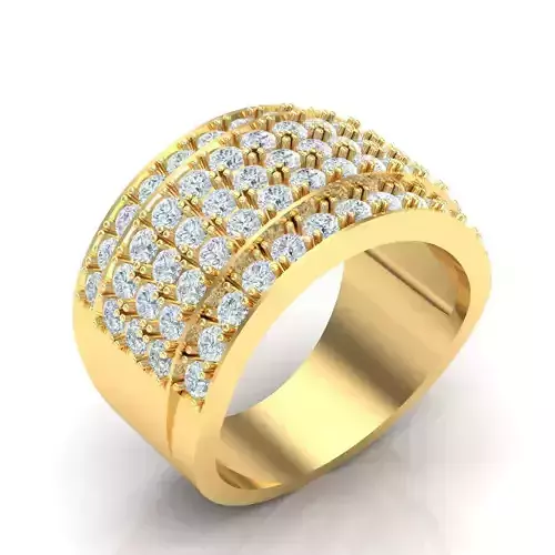 Man Ring Jewelry 1MR022 3D print model