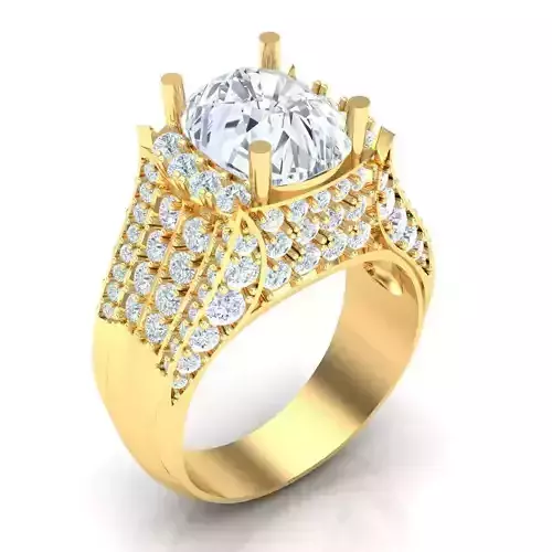 Man Ring Jewelry 1MR017 3D print model