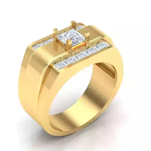 Man Ring Jewelry 1MR015 3D print model