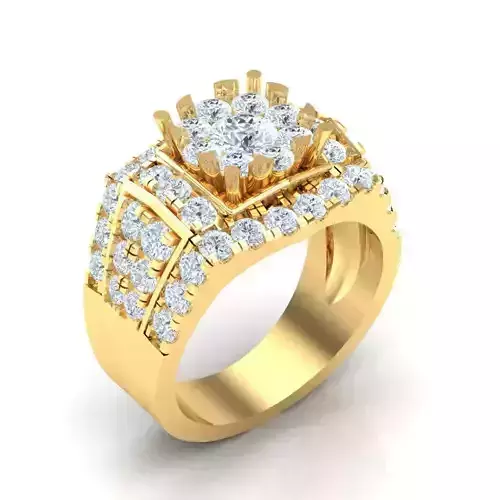 Man Ring Jewelry 1MR012 3D print model