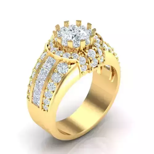 Man Ring Jewelry 1MR010 3D print model