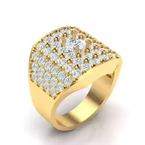 Man Ring Jewelry 1MR008 3D print model