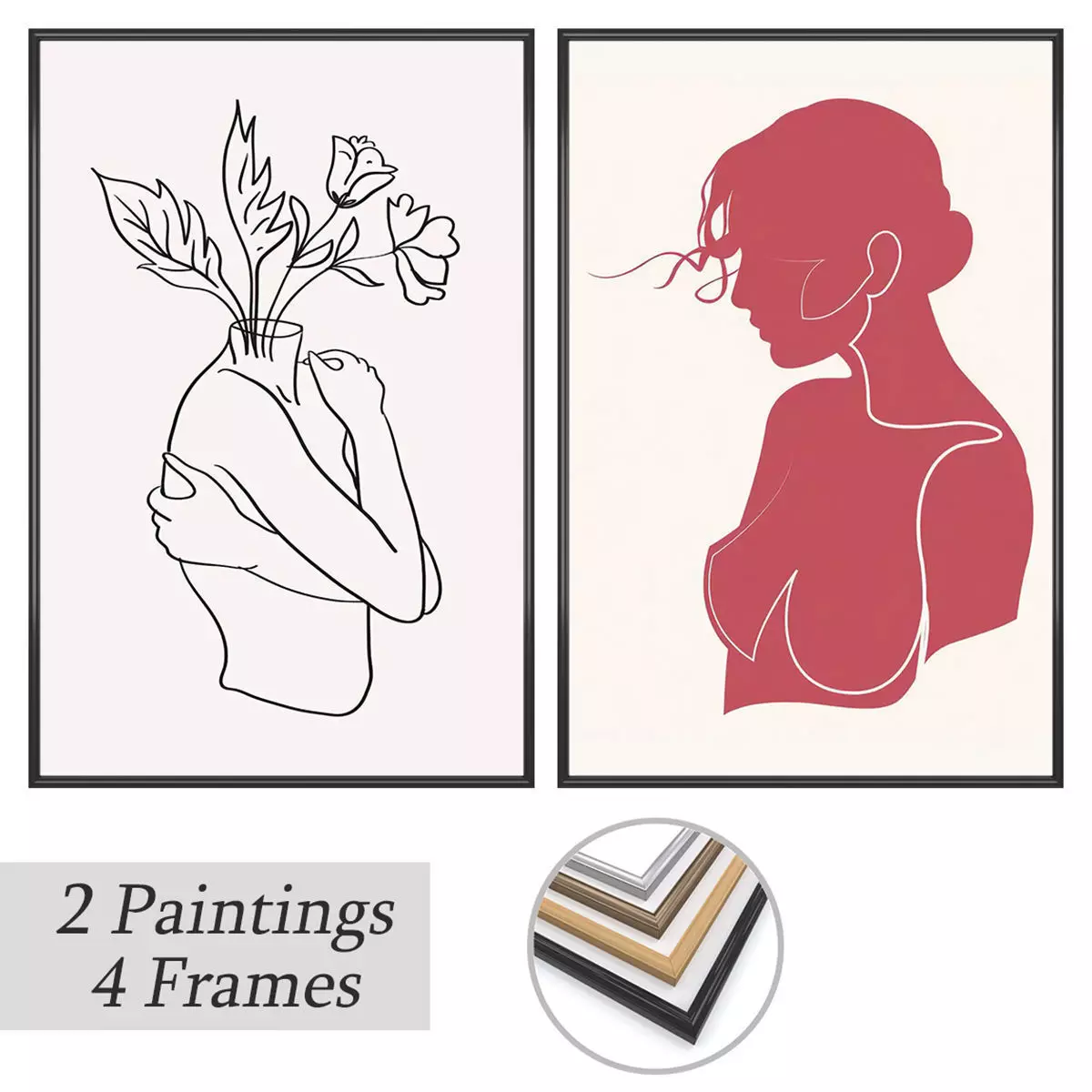 Wall Art Set 4370 3D model_0