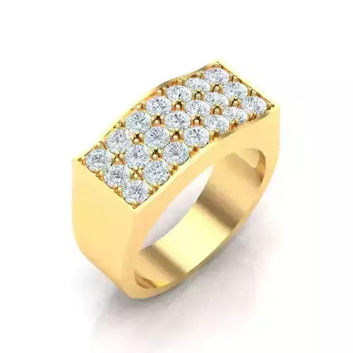 Man Ring Jewelry 1MR006 3D print model