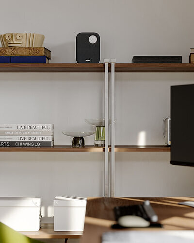 Comfortable modern studio scene 3D model 3