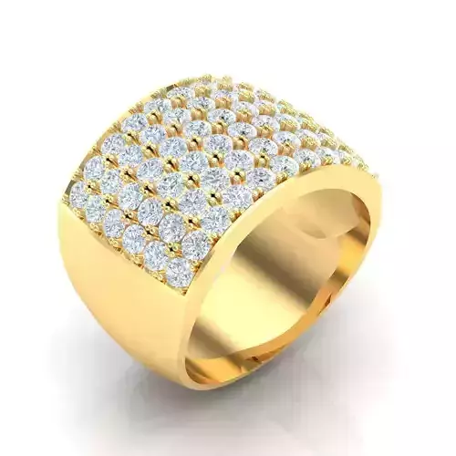 Man Ring Jewelry 1MR002 3D print model