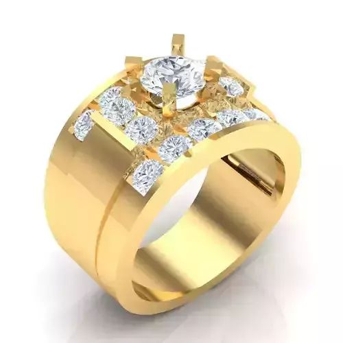 Diamond Man Ring Jewelry 1MR036