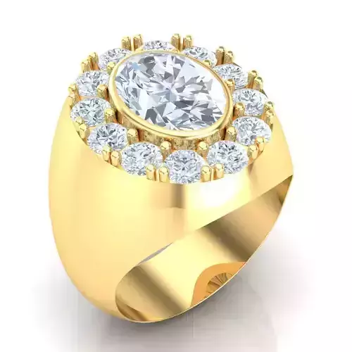 Diamond Man Ring Jewelry 1MR023