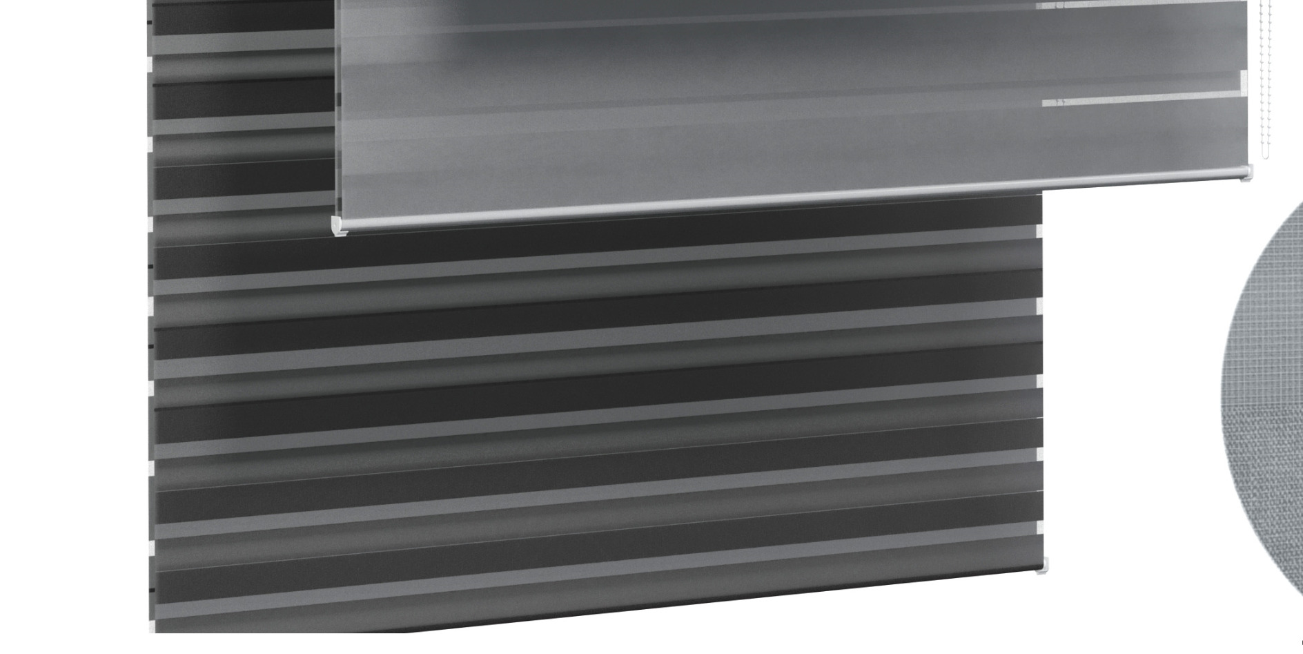 WOLTU Double Roller Blind with Clamp Fastening 02 Low-poly 3D model_8