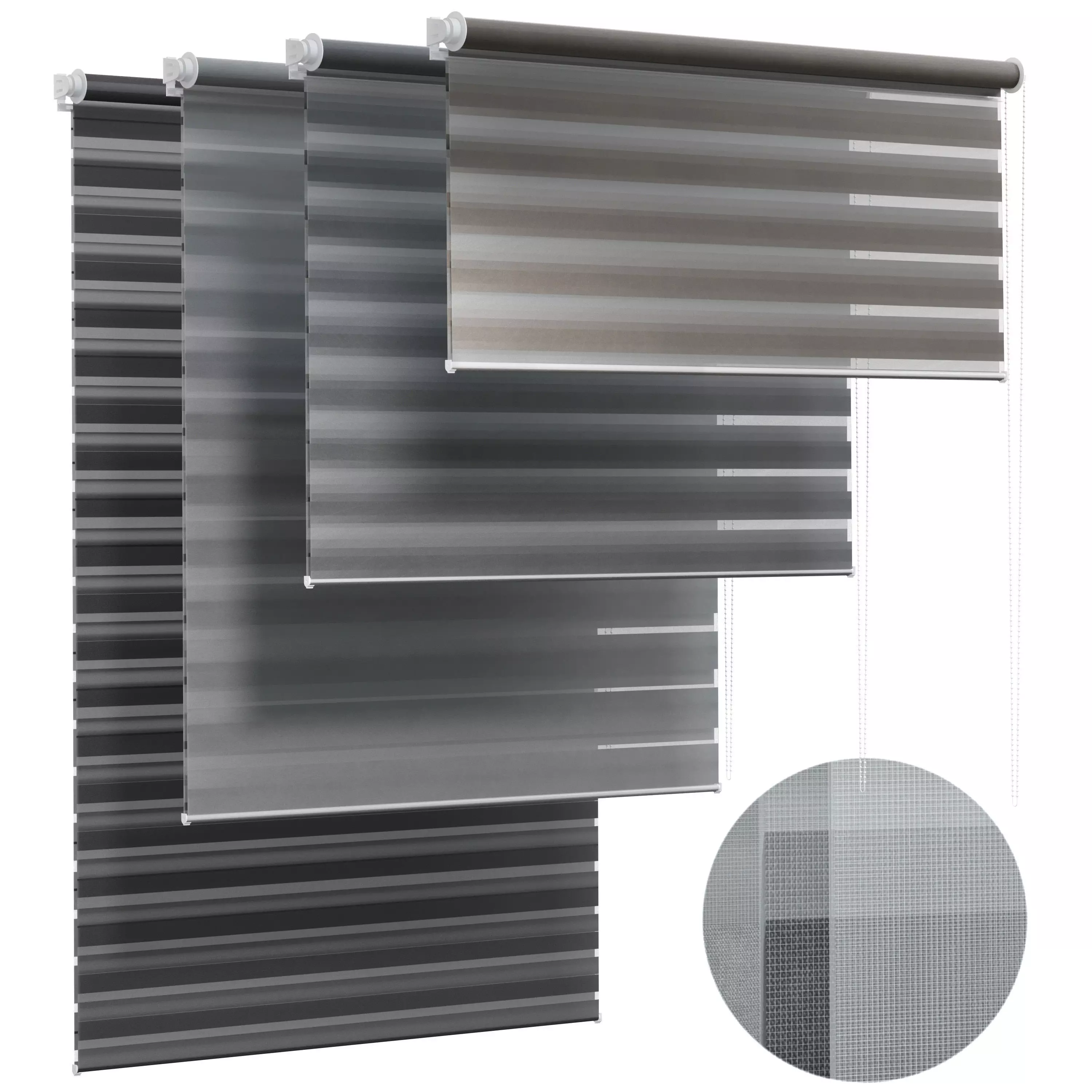 WOLTU Double Roller Blind with Clamp Fastening 02 Low-poly 3D model_0