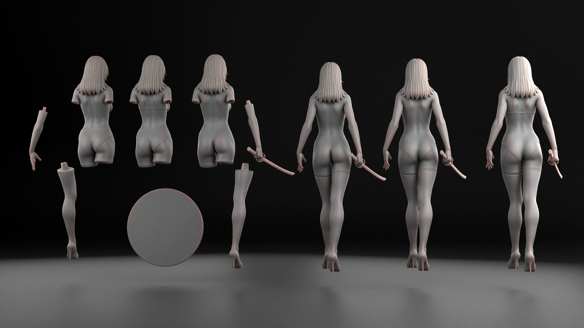 The Bride - Kill Bill - SFW and NSFW 3D print model_9