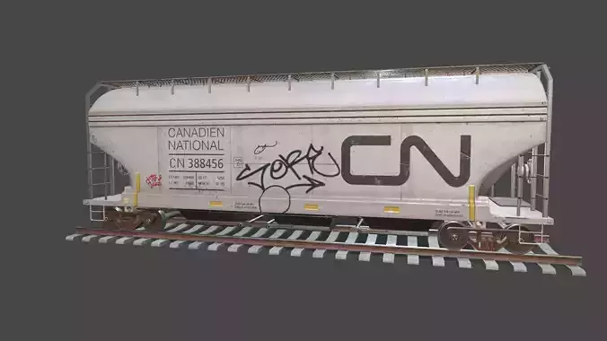 Rail Car 3D model