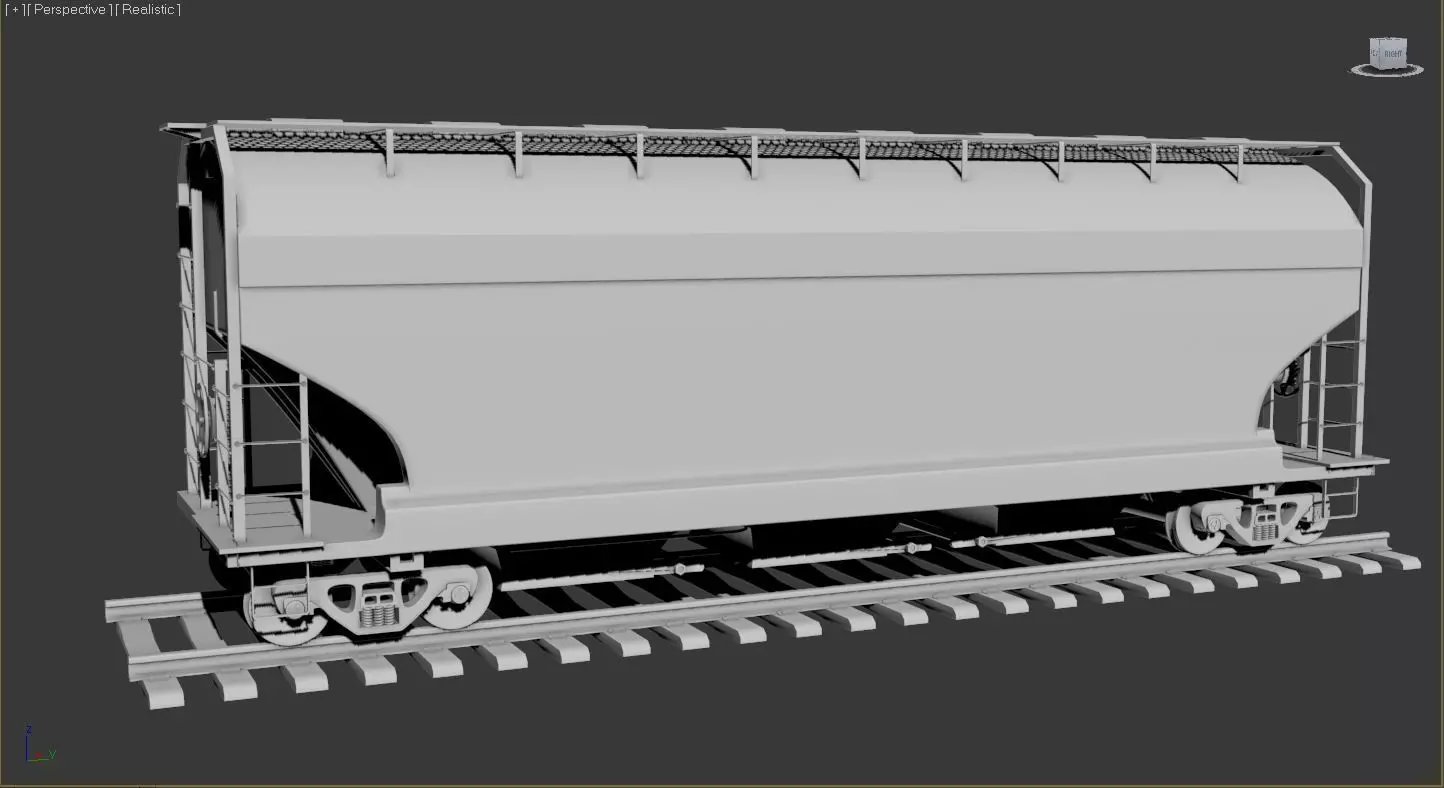 Rail Car 3D model_13