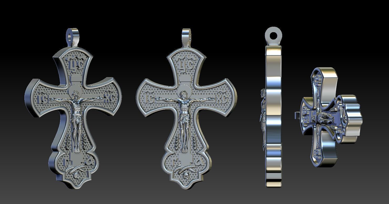 Jesus Cross 3D print model 3D print model_3