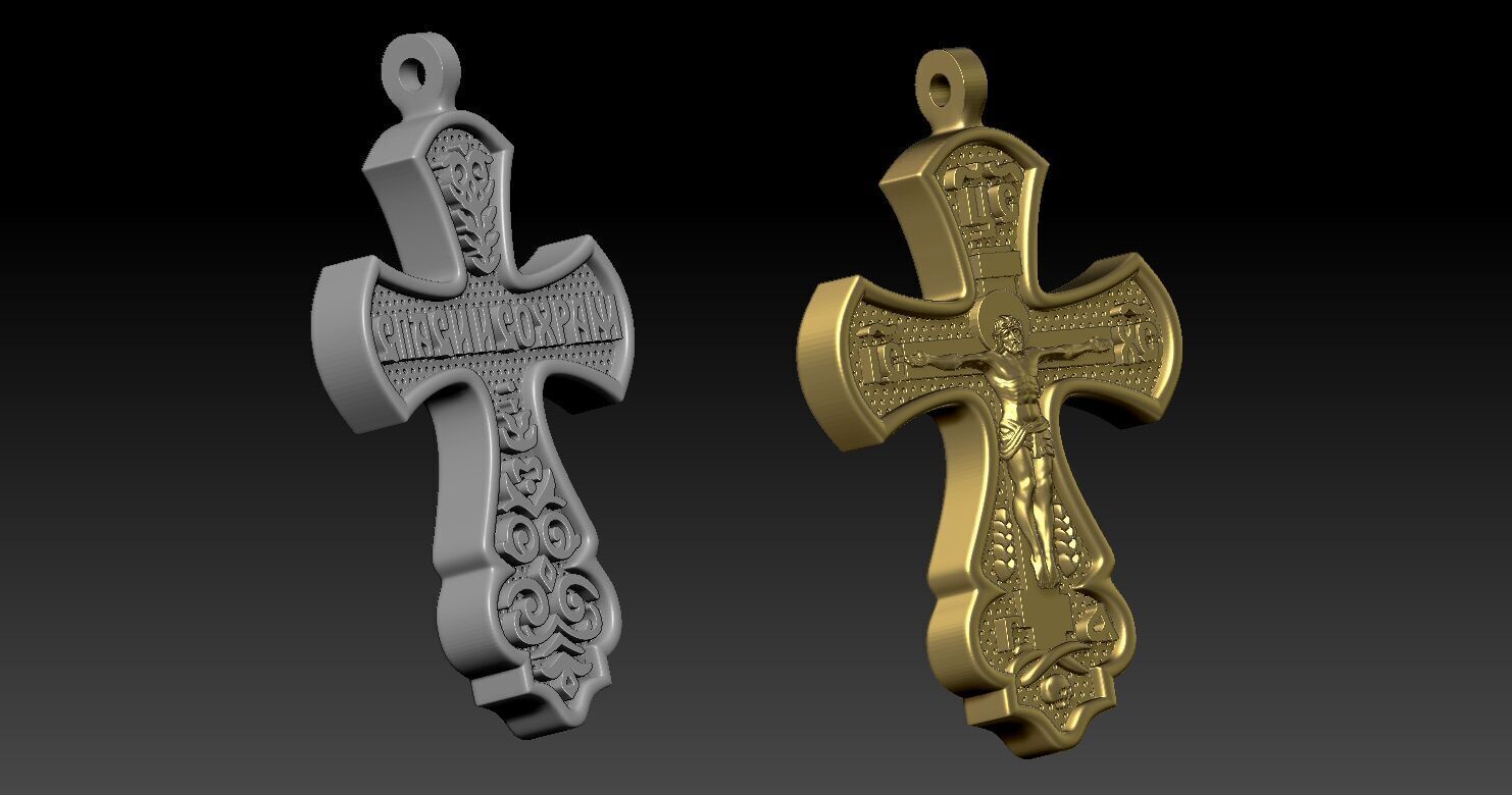 Jesus Cross 3D print model 3D print model_7