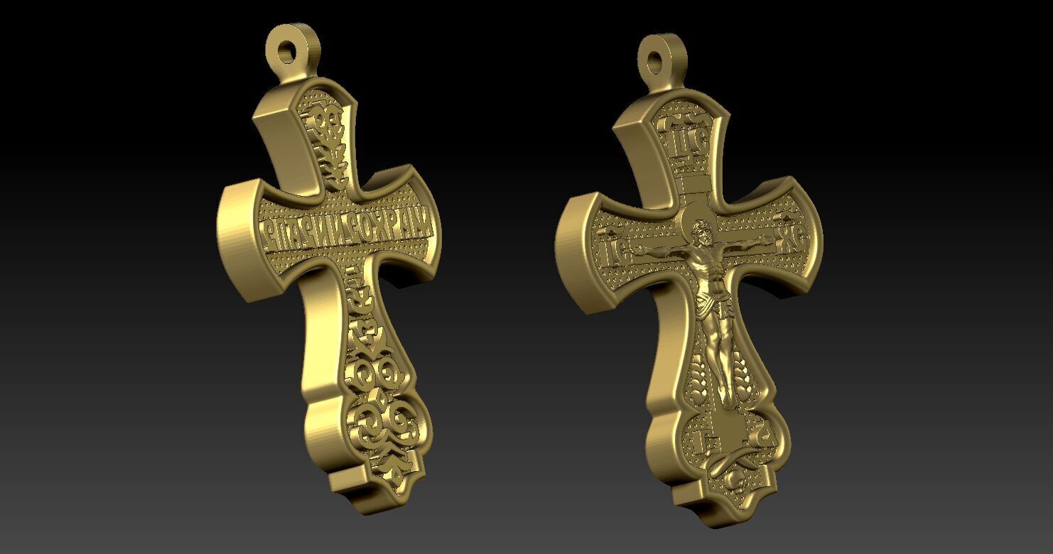 Jesus Cross 3D print model 3D print model_6