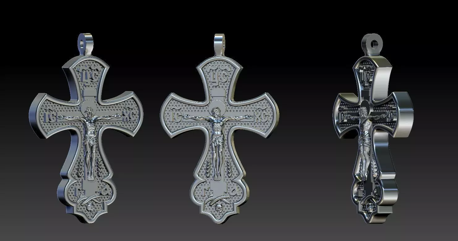 Jesus Cross 3D print model 3D print model_0