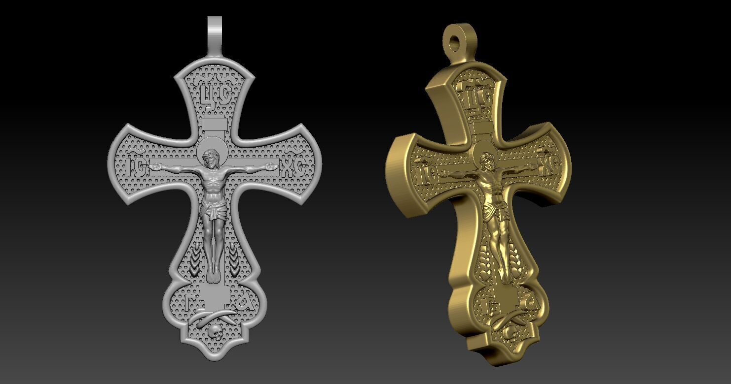 Jesus Cross 3D print model 3D print model_1