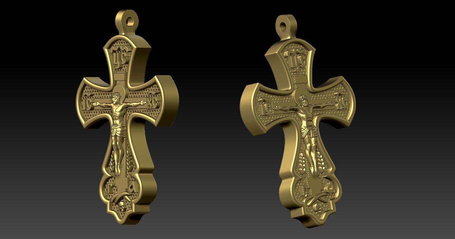 Jesus Cross 3D print model 3D print model_5