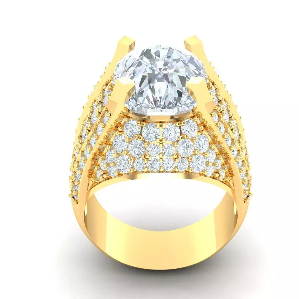 Top Grade Man Ring 3DM STL 1MR054 3D print model