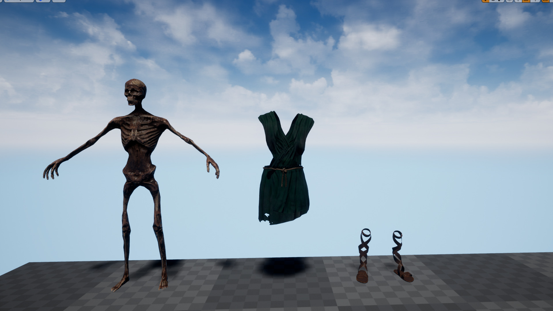 SKELETON SPARTAN ILOTE  Low-poly 3D model_16