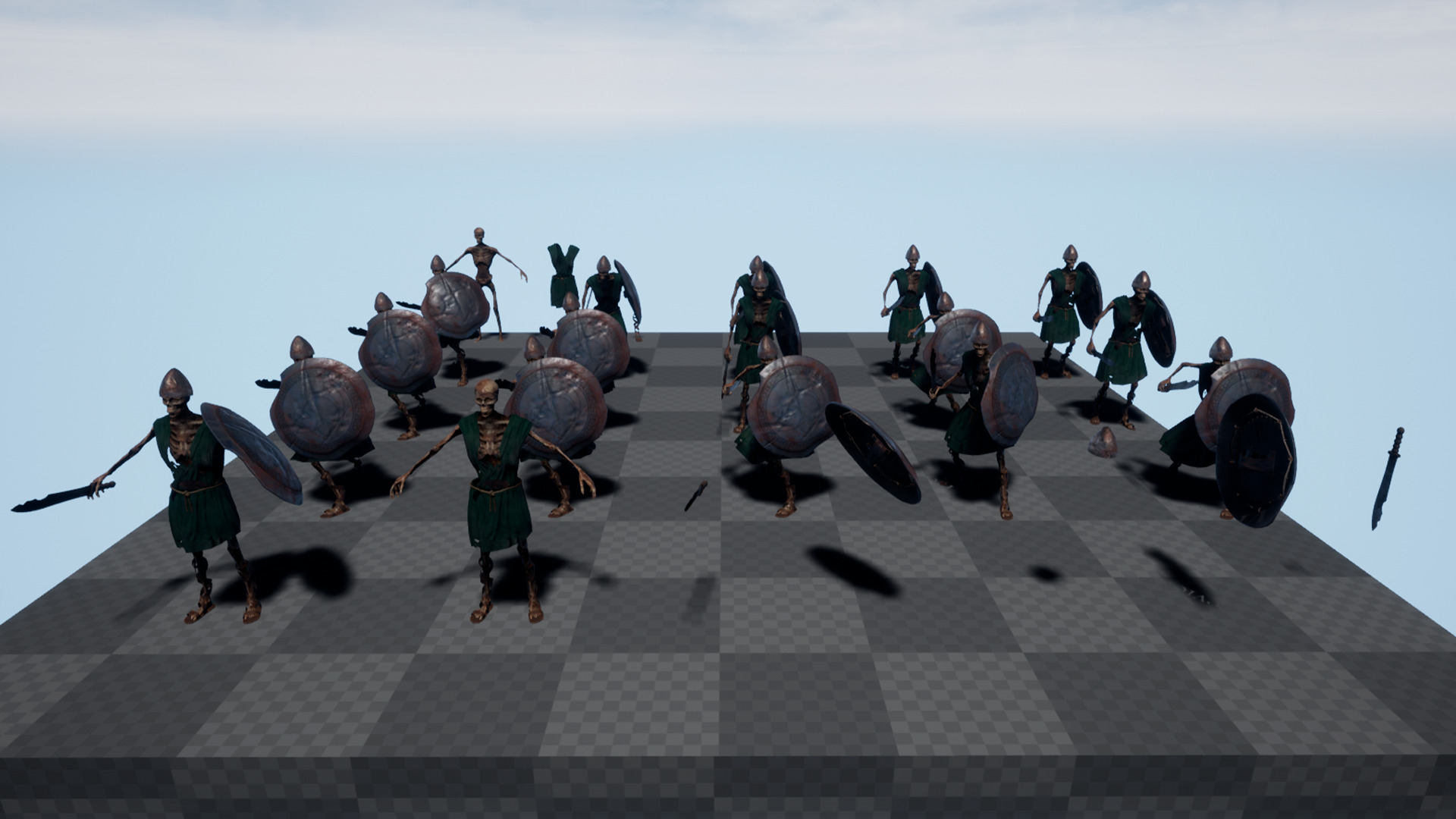 SKELETON SPARTAN ILOTE  Low-poly 3D model_14