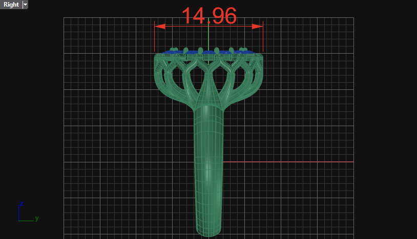 cluster ring 3D print model_17